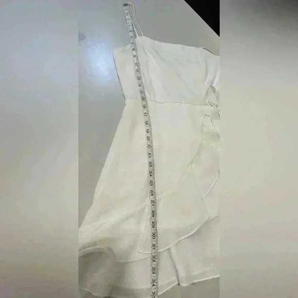 Altar’d State White Spaghetti Strap Dress Size Medium - Picture 6 of 6